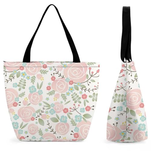 Sac à bandoulière mandala rose : le cabas idéal pour vos voyages et virées shopping