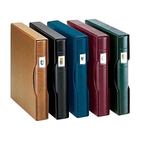 Lindner 1124 - S Set: Ringbinder REGULAR mit Kassette-schwarz