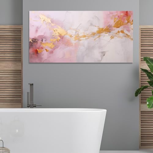 Impression sur toile marbre contemporaine tableau abstrait geant 122cm decoration interieur - 5