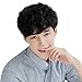 Produktbild MAYOGO Herren Perücken Kurz Locken Natürliche Flauschig Haarteile Koreanischer Stil Haarperücken für Männer,Gut Aussehend Exquisit Gelockt Haar Wigs