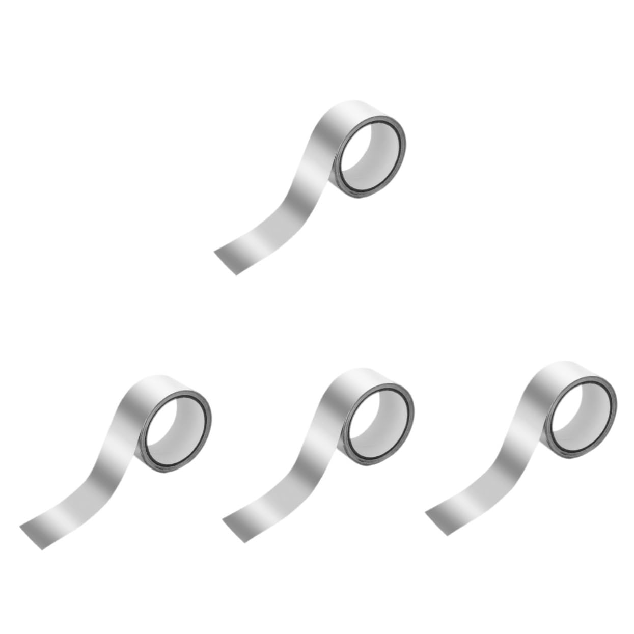 POPETPOP 4rouleaux Ruban Aluminium Conducteur Adhésif Étanchéité Et Pour Applications Électriques Et Réparation De Conduits