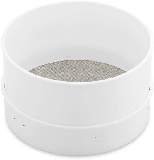 Thermohauser Icing Sugar Sieve Stainless Steel and Plastic PSHI, Diameter 18.5 cm, mesh width 0.5 mm, dishwasher safe, stainless steel mesh