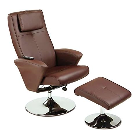 maxVitalis Relaxsessel mit Massagefunktion, Fernsehsessel & Hocker mit Vibrations-Massage, Massagesessel mit Wärmefunktion, Liegefunktion Cover