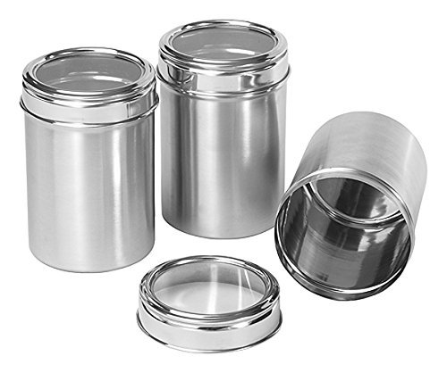 ATROCK Steel Containers| Container For Kitchen Storage Set Of 3 Grocery Containers| 1Litre Stainless Steel Containers (Set Of 3 Container), Blue-Violet (B0BBLHMGT1) Amazon Price History, Amazon Price Tracker