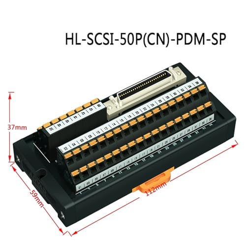 Bloque de terminales SCSI50 CN1 de 50 pines ideal para variadores de frecuencia 2