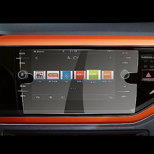 Film protection écran VW Polo verre trempé anti-rayures pour navigation GPS auto