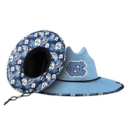 Image of FOCO North Carolina Tar Heels NCAA Team Color Straw Hat