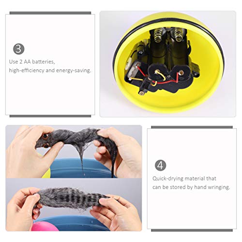 POPETPOP Brinquedo divertido para cães com bola – Bola motorizada com movimento interativo para cães