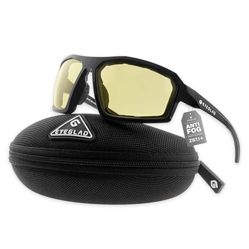 EYEGLAD REV Z87+ Powersports Motorcycle Riding Goggles HD High Contrast UV400...