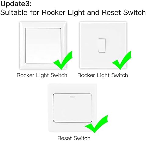 MoesGo WiFi Smart Light Switch Module - 1 Way/2 Way Multi-Control RF433 DIY Mini Module, Timer, Wireless Remote Control, Compatible With Smart Life/Tuya App, Alexa and Google Home