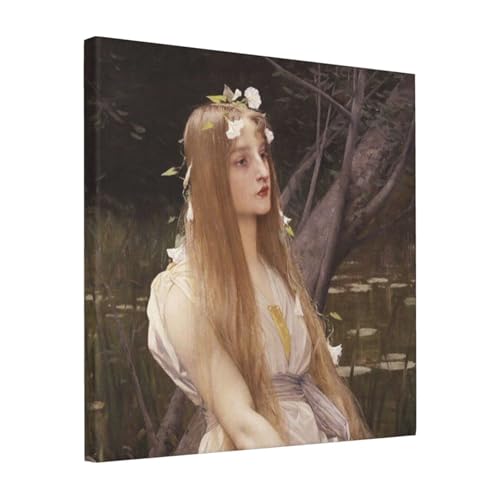 絵画 フレーム装飾画 シュールショセフルフェーフル Ophelia キャンバスアート アートパネル 壁画 壁掛け 絵 モダンアート 版画 壁飾り 世界の名画 ポスター 40x40cm