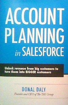 Hardcover Account Planning in Salesforce Book