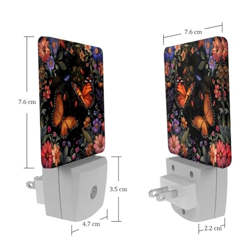 Lámpara nocturna LED con sensor, 2 unidades miniatura 7