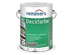 Remmers – Remmers Deckfarbe dunkelgrau, 2,5 Liter, Deckfarbe für innen