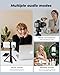 BAILIXIN 3-in-1 Mini Microphone for iPhone, Android, Camera - 328ft Long Range, 20H Battery Life, Wireless Microphones, Lapel Mic with AI Noise Reduction for Video Recording, YouTube, TikTok