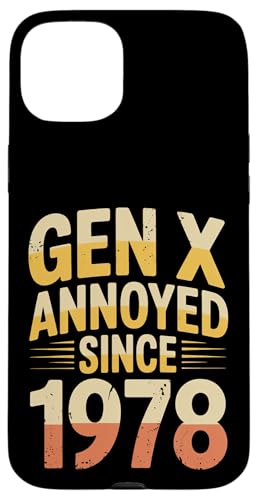 Gen X Annoyed Since 1978 ���g���ȑ�l�̑ԓx - �X�}�z�P�[�X iPhone 15 Plus �p