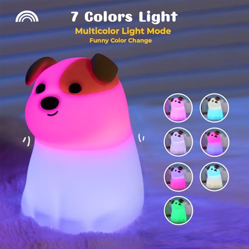 Lámpara de noche para niños con forma de perro AVEKI miniatura 3