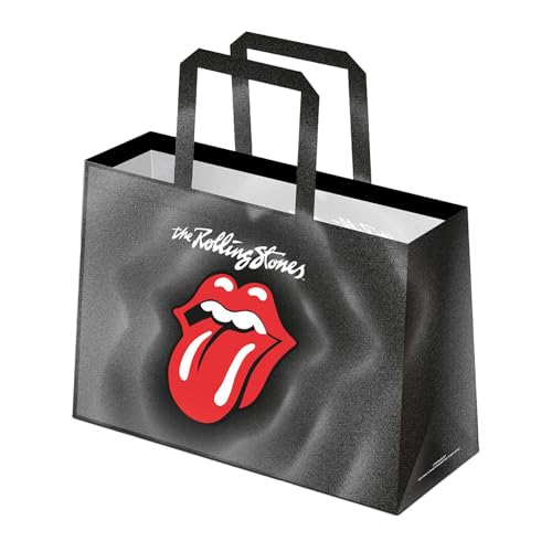 The Rolling Stones Rock ´N´ Roll Tote Bag (One Size) (Black/Red)