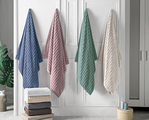 Classic Turkish Towels Ctt Premium Jumbo Bath Sheets 2 Pack, 100% Turkish Cotton, Absorbent & Ultra Comfy Bath Towel Sheets For Hotels & Spa thumb #5