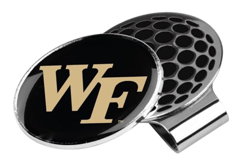 LinksWalker Wake Forest Demon Deacons Golf Ball Marker with Magnetic Hat Clip Holder