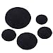 Caydo 6 PCS Craft Black Adhesive Back Felt Sheets 1.6 mm Thick Fabric Sticky Back Sheets, 8.3 by 11.8
