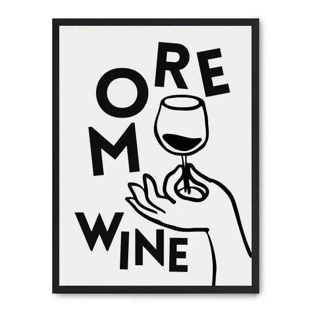 Cuadro more wine FASE5 tableau sur toile haut de gamme finition premium