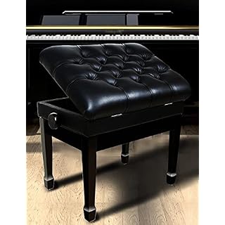 TEmkin Banc de Piano d’artiste en Cuir, Tabouret de Piano Solo avec Compartiment de Rangement et Coussin rembourré, 60 x 40 x 50-60 cm - Les Beatles, Paul McCartney, John Lennon, RIngo Starr, George Harrison TEmkin Banc de Piano d'artiste en Cuir, Tabouret de Piano Solo avec Compartiment de Rangement et Coussin rembourré, 60 x 40 x 50-60 cm – Image 7