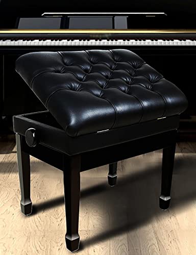 TEmkin Banc de Piano d’artiste en Cuir, Tabouret de Piano Solo avec Compartiment de Rangement et Coussin rembourré, 60 x 40 x 50-60 cm - Les Beatles, Paul McCartney, John Lennon, RIngo Starr, George Harrison TEmkin Banc de Piano d'artiste en Cuir, Tabouret de Piano Solo avec Compartiment de Rangement et Coussin rembourré, 60 x 40 x 50-60 cm – Image 8