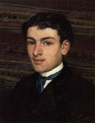 Póster de lienzo cuadros de pinturas famosas Ritratto di un giovane de Lawrence Alma-Tadema