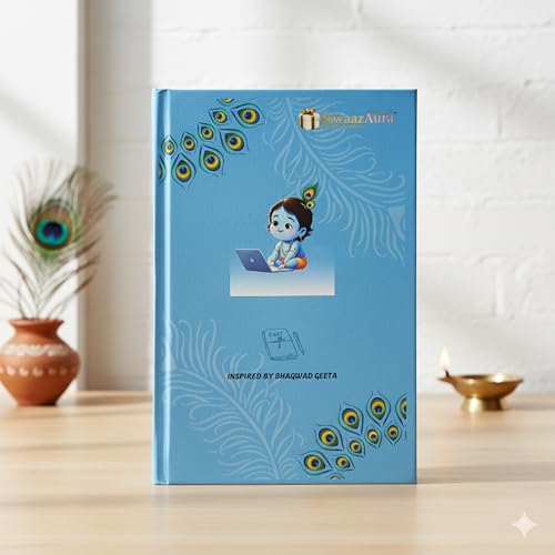 Image of Daily Diary | Day To Day Planner | Krishna Learnings | Daily Goals & Self-Assessment | Krishna Diary |Motivational Journal | Inspired By Bhagvad Gita