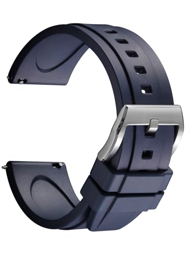 Bracelet montre caoutchouc FKM REZERO 20mm 22mm lanière étanche homme