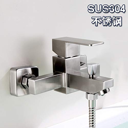 Boquilla de ducha simple y grifo de tres vías para solucionar espacio en baño 3