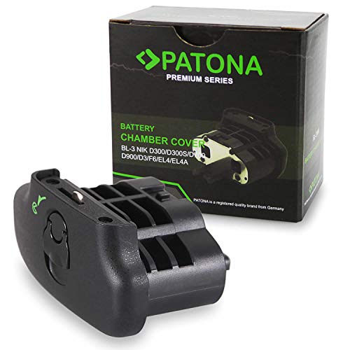 Il coperchio vano batteria PATONA Nikon BL-3 assicura una tenuta sicura della batteria EN-EL4 / EN-EL4a e consente di chiudere in maniera sicura il vano batterie.