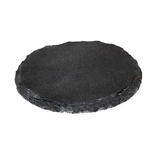 Kerzenteller Assiette à Bougie Ronde en Ardoise Ø 15 cm