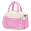 Pink White Woven Cotton