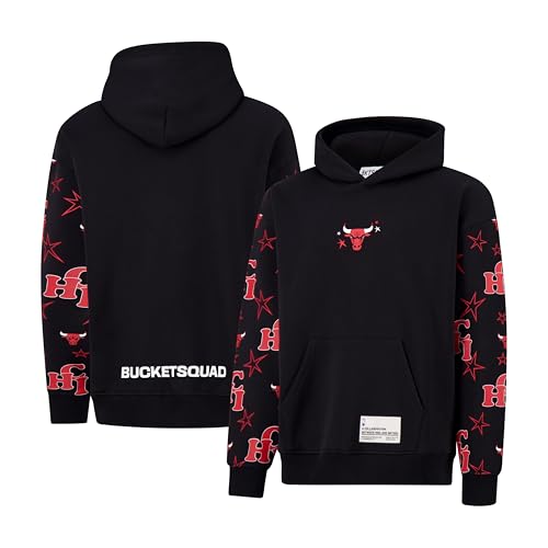 Bucketsquad Men's X Ultra Game NBA Officially Licensed Buckie Hoodie Sweatshirt, Chicago Bulls, Black, Medium - image 1