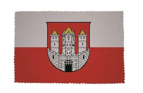 U24 Brillenputztuch Salzburg Stadt Fahne Flagge Glasreinigungstuch Microfasertuch