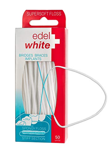 Fio SuperFloss Soft - Edel White - 50 unidades pré-cortadas