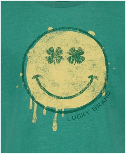 Image of Lucky Brand Boys' Short Sleeve Graphic Crew Neck T-Shirt, Soft, Comfortable, Relaxed Fit