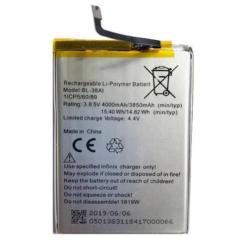 Image of Original BL-38AI Battery for itel P32 BL-38AI Battery with 1 Year Warranty****** (P131)