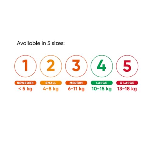152PK Awesome One Ultra Absorbent Unisex Baby Nappies Diaper 10-15kg Size 4 - Image 3