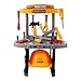 NUOBESTY Enfants Outil Ensemble 34 Pièces Enfants Outil Ensemble Atelier Jouet Enfants Jouet DIY Outil Kit Réaliste Suspendus Outils pour Le Jeu Éducatif Meilleur Outil Kit Banc pour Les