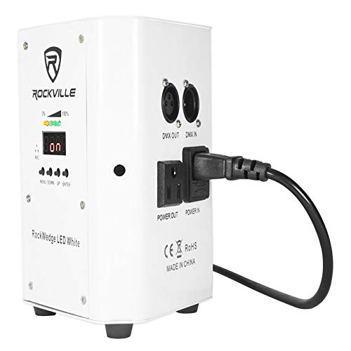 Image of Rockville ROCKWEDGE PACKAGE White 6 Battery Wireless Par Lights