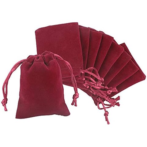 G2PLUS Velvet Drawstring Jewellery Pouches, 20PCS Cover