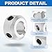 MECCANIXITY 4 Pack Shaft Collar, Aluminum Alloy 3/8