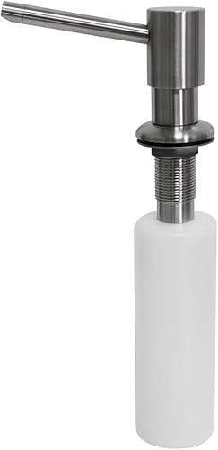 Miniatura 8 de TRYWELL Dispensador de jabón para fregadero de cocina, dispensador de jabón integrado con cabezal dispensador de jabón de cocina de acero inoxidable