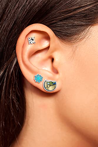 Boucles d'oreilles Grogu Star Wars en lot de 3 paires de puces de mode
