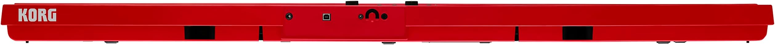 Korg Liano Portable Digital Piano with Premium Soft-Touch Keyboard - Red