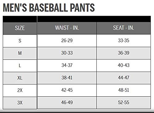 WILSON P200 Pantaloni Baseball/Softball Junior Grigi - Taglia M (62-71 Cm) - Vestibilità Large