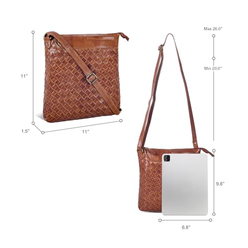 Image of Leather Crossbody Bags for Women - Ladies Sling Handbags - Medium Cross body Purses Handbags - Purses For Women